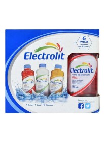 Electrolit Electrolyte Hydration Beverage, Mix  (4 Coconut, 4 Strawberry, 4 Apple ), 21oz (Pack of 12) Mx